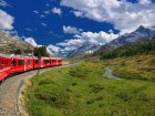 Kousek Švýcarska Bernina Expressem