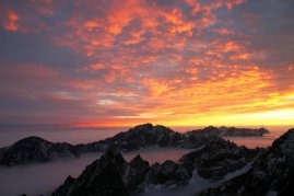 Night on Mt. Lomnický štít